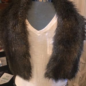 Ann Taylor Dressy, warm non-fur, stunning ‘wrap!